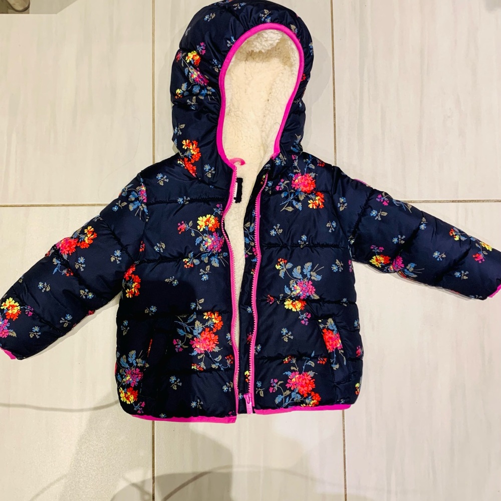 Like-new4T GAP winter jacket with Sherpa lining